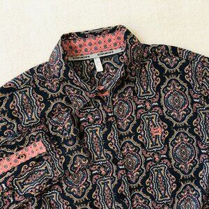 Cinch Women's Size Small Geometric Button Up Western Shirt